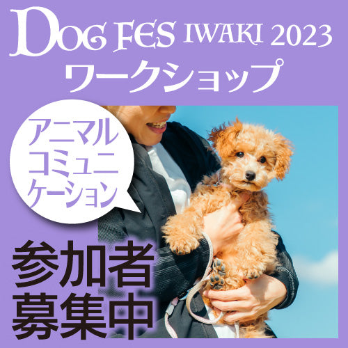 DOG FES IWAKI 2023 ワークショップ【アニマルコミュニケーション】予約