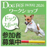 DOG FES IWAKI 2026 ワークショップ【ドッグスポーツ アジリティ】