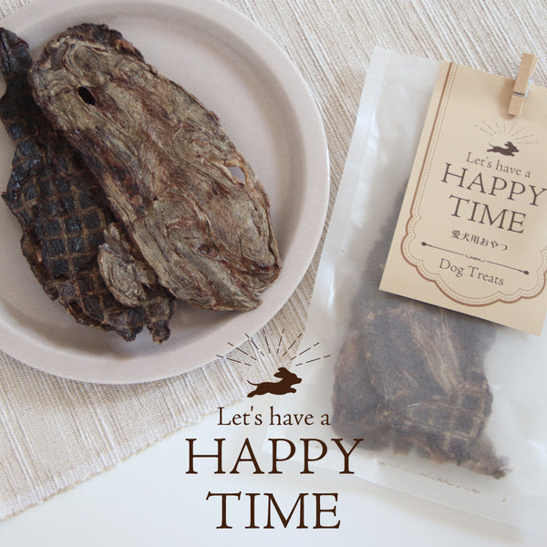 【HAPPY TIME】国産 鹿肉ジャーキー　ノーマル （犬用おやつ）